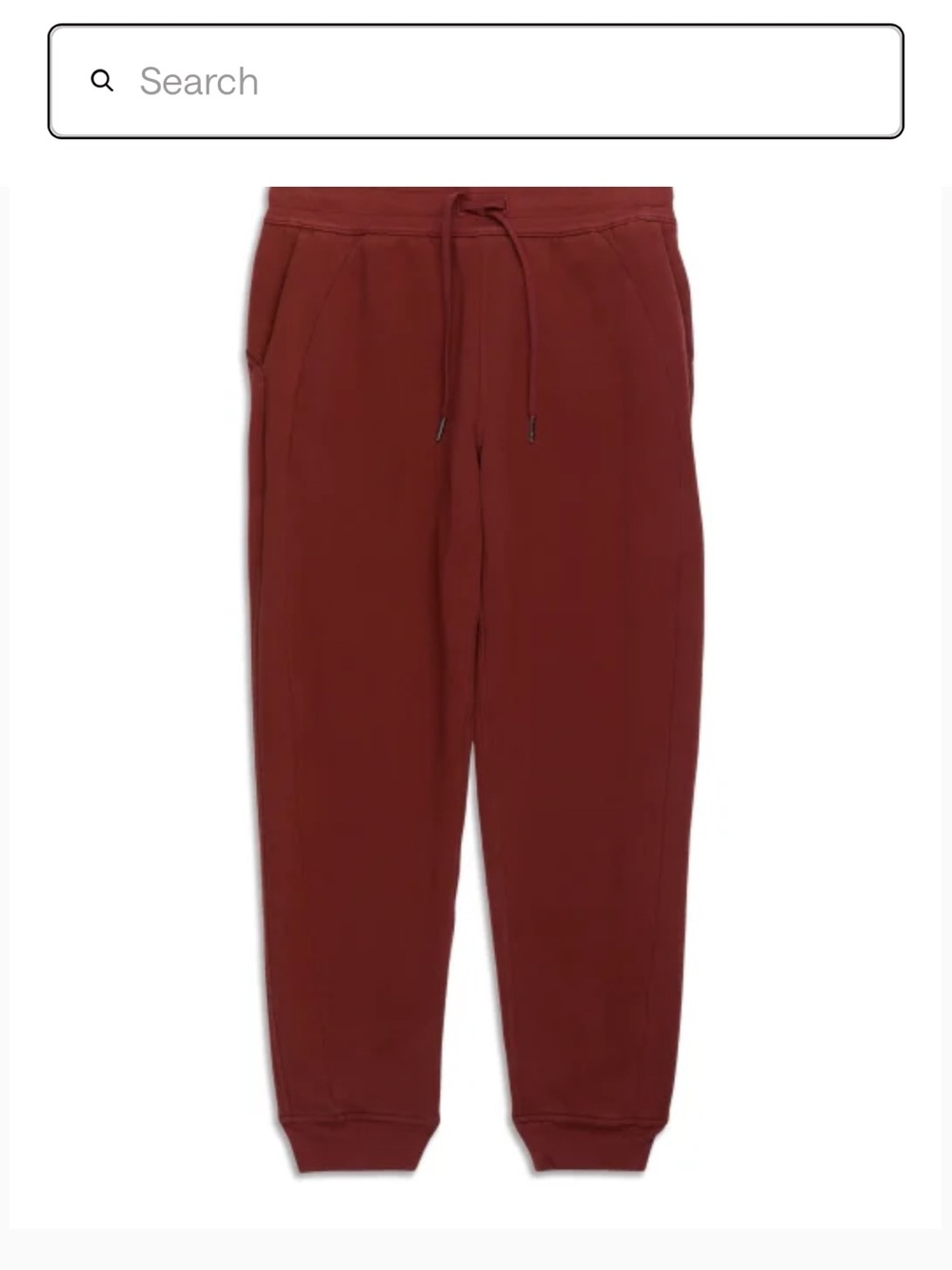 lululemon athletica Women's Track Joggers in Deep Brick Red
